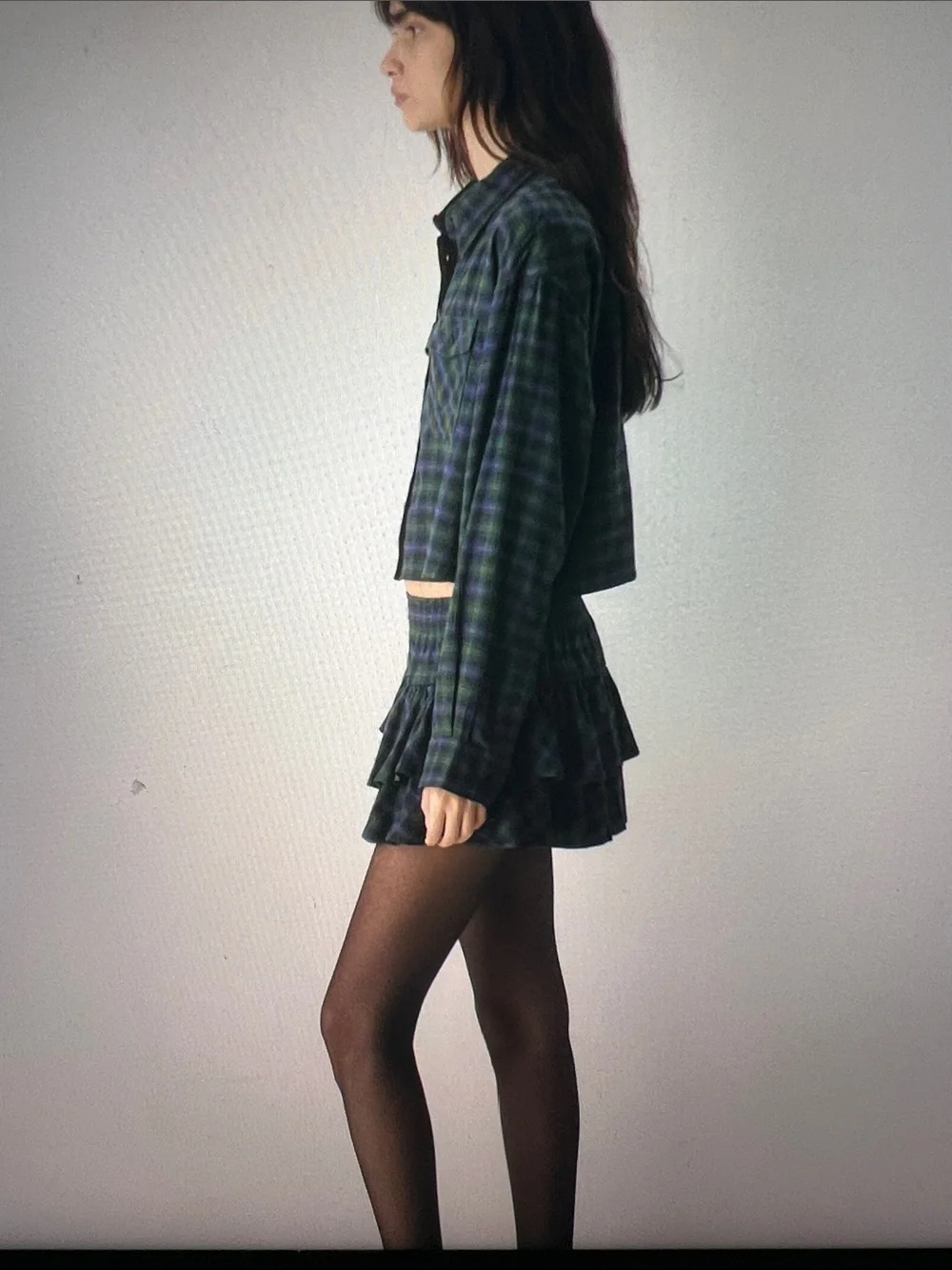 Aritzia Sunday Best Anders Check 2 Pc Set